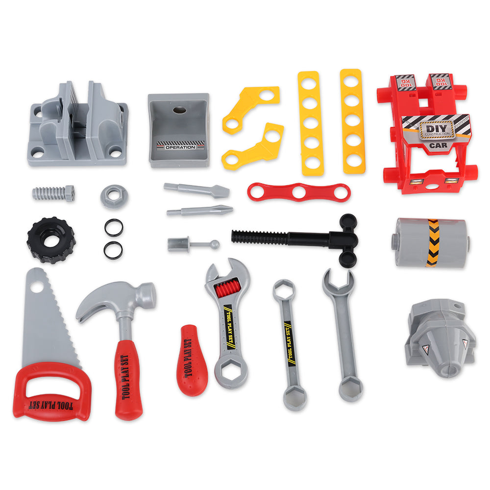 Kids Workbench Play Set - Red Homecoze