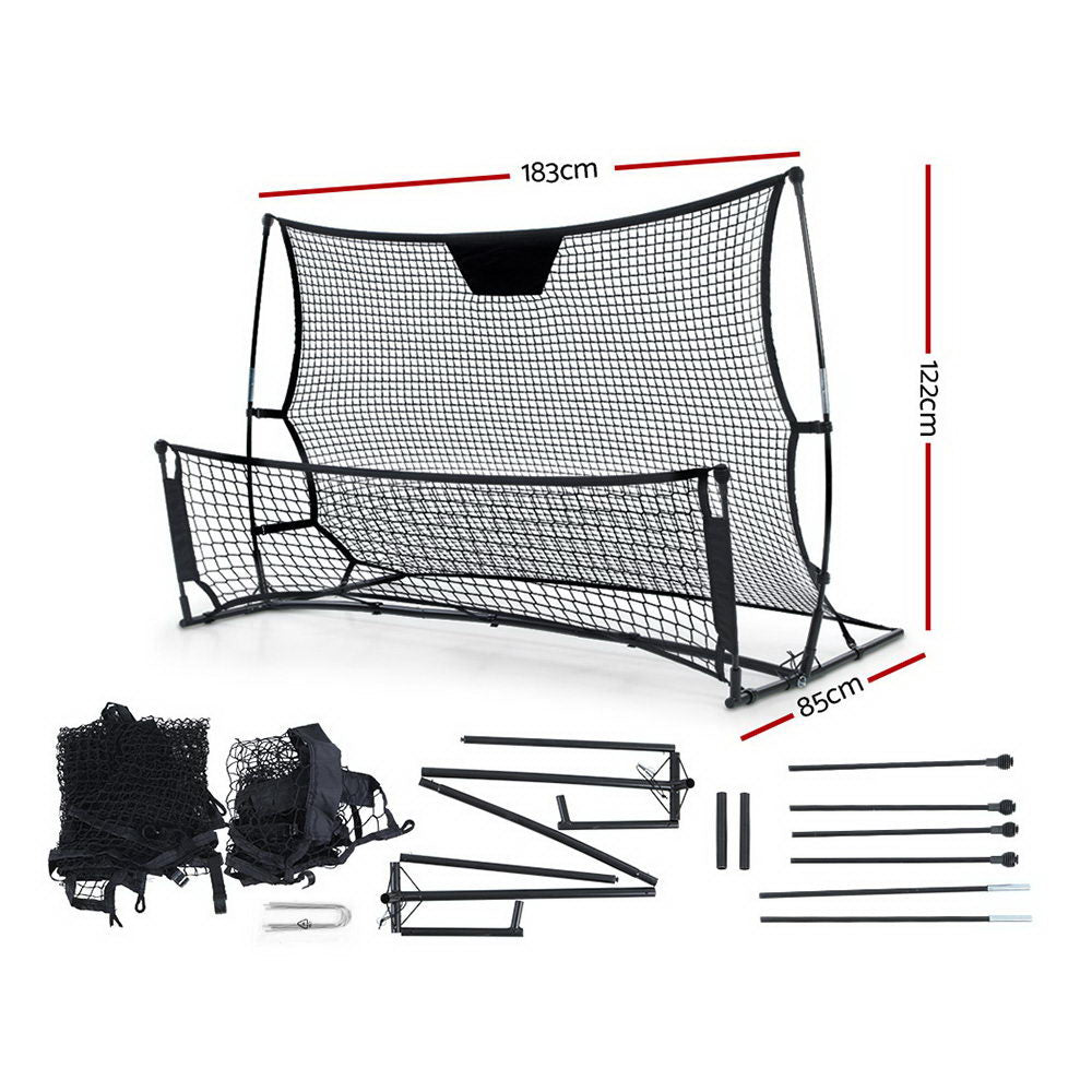 Portable Soccer Rebounder Training Goal (1.8m wide x 1.2m high) - Homecoze