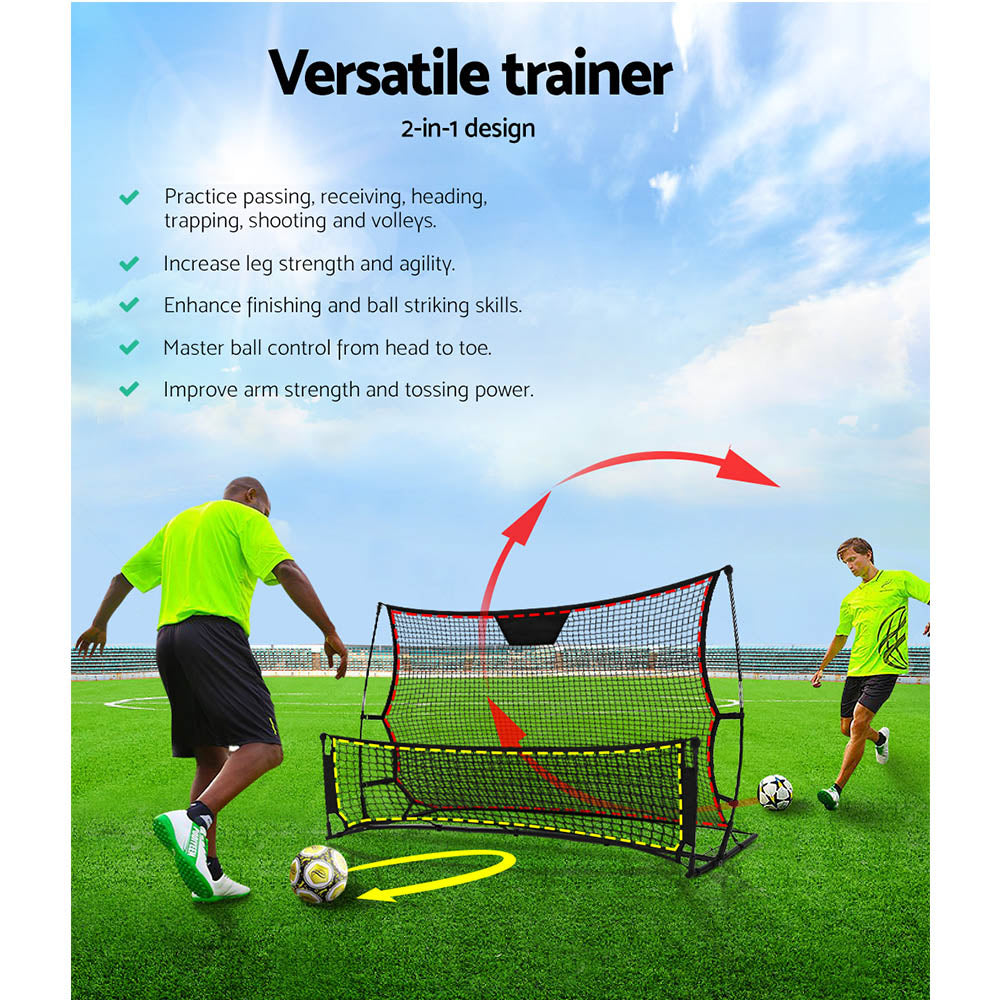 Portable Soccer Rebounder Training Goal (1.8m wide x 1.2m high) - Homecoze