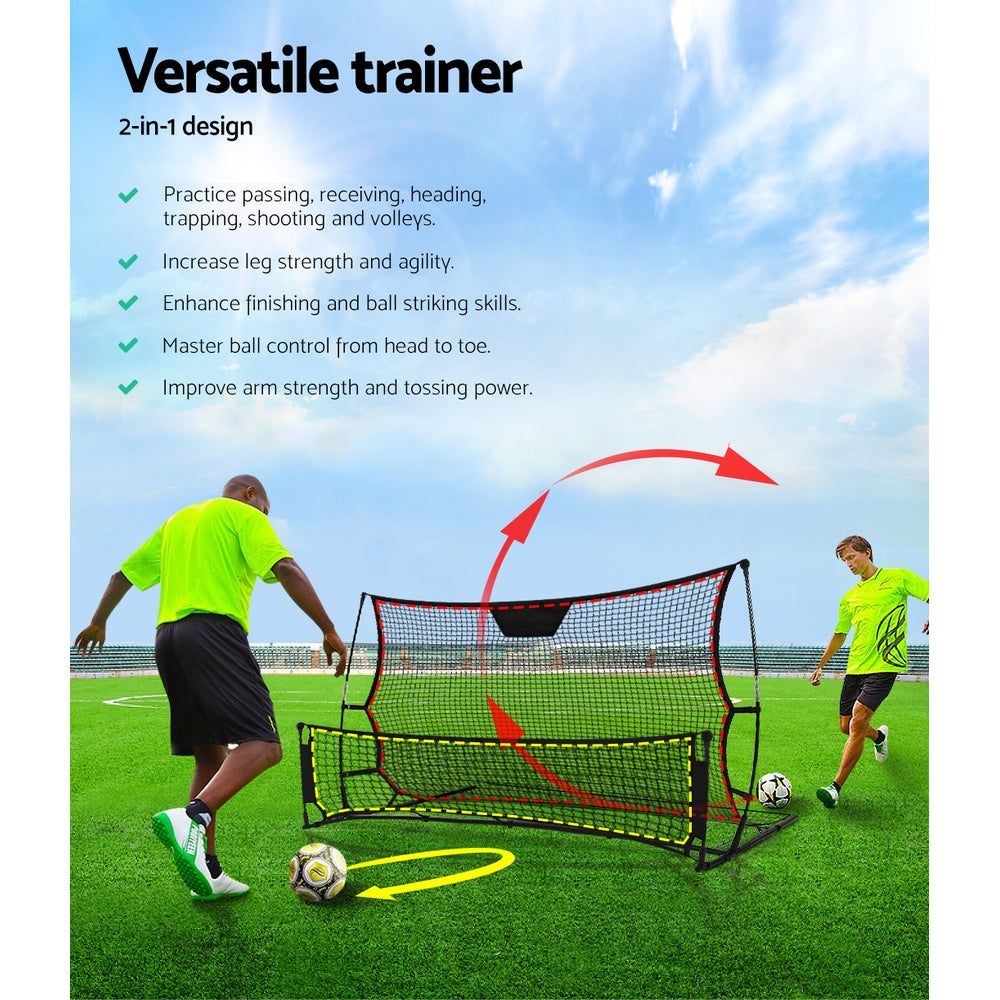 Portable Soccer Rebounder Training Goal (2.1m wide x 1.2m high) - Homecoze