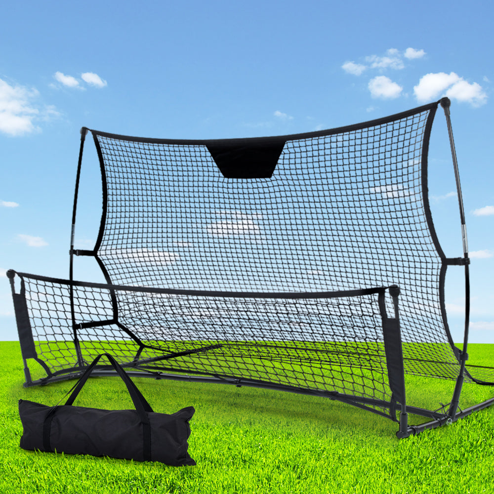 Portable Soccer Rebounder Training Goal (2.1m wide x 1.2m high) - Homecoze