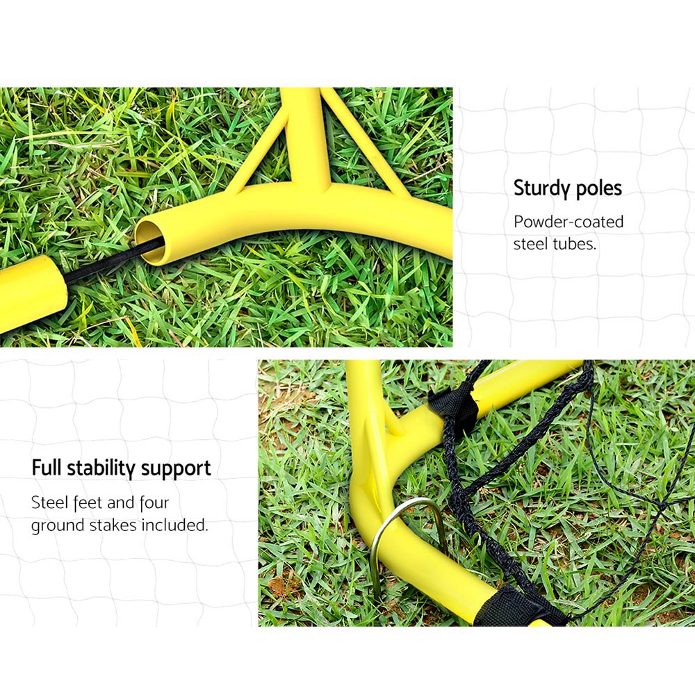 Portable Soccer Football Goal (2.4m wide x 1.55m high) - Homecoze