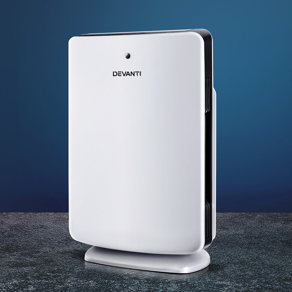 30㎡ Air Purifier with Ioniser HEPA & Carbon Activated Allergen Odour & Pollutant Filtration Homecoze