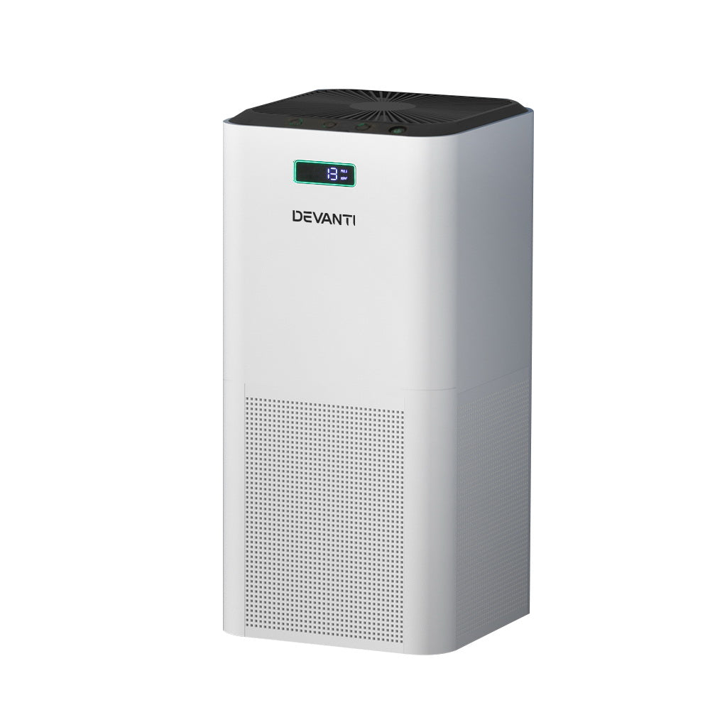 48㎡ Air Purifier with Ioniser HEPA & Carbon Activated Allergen Odour & Pollutant Filtration Homecoze
