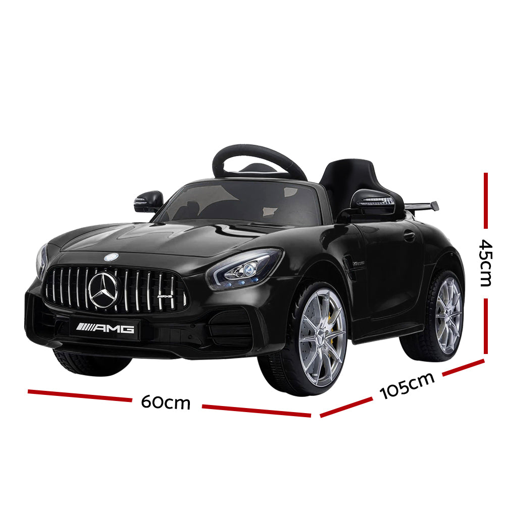 Kids Ride On Car MercedesBenz AMG GT R Electric Black Homecoze
