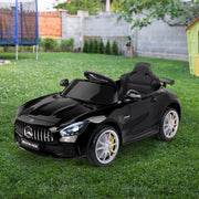 Kids Ride On Car MercedesBenz AMG GT R Electric Black Homecoze