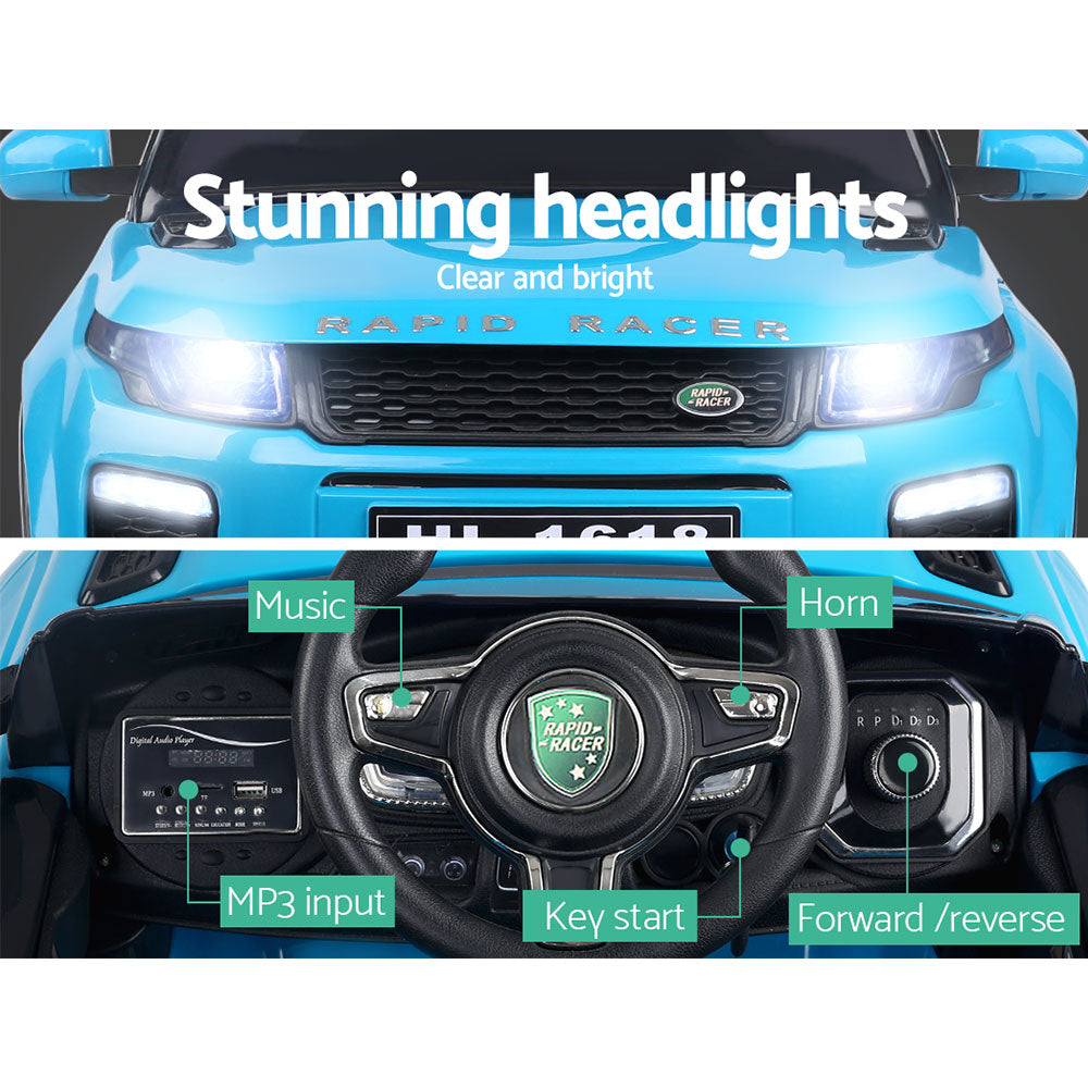 Ride On Car Toy Kids Electric Cars 12V Battery SUV Blue Homecoze