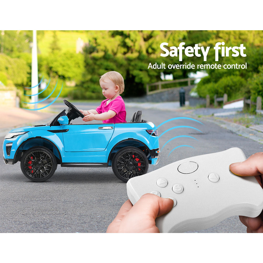 Ride On Car Toy Kids Electric Cars 12V Battery SUV Blue Homecoze