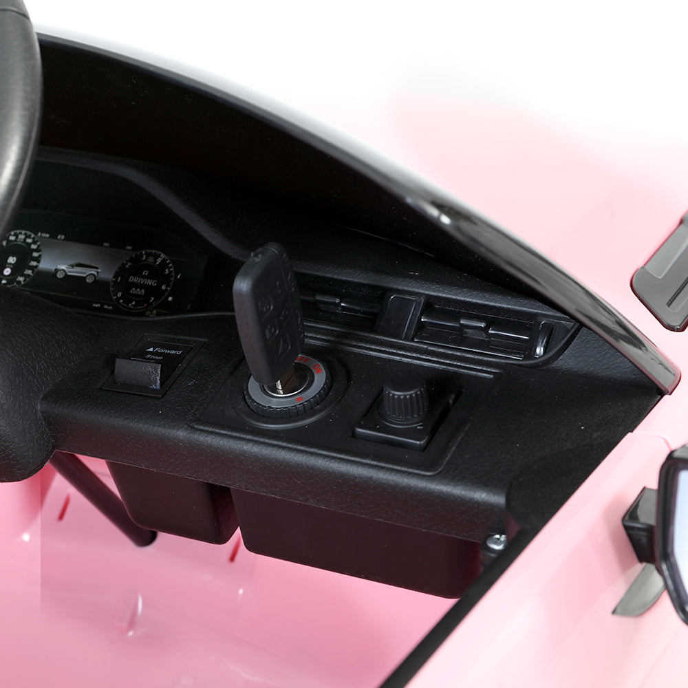 Kids Ride On Car Licensed Land Rover 12V Electric Car Toys Battery Remote Pink Homecoze