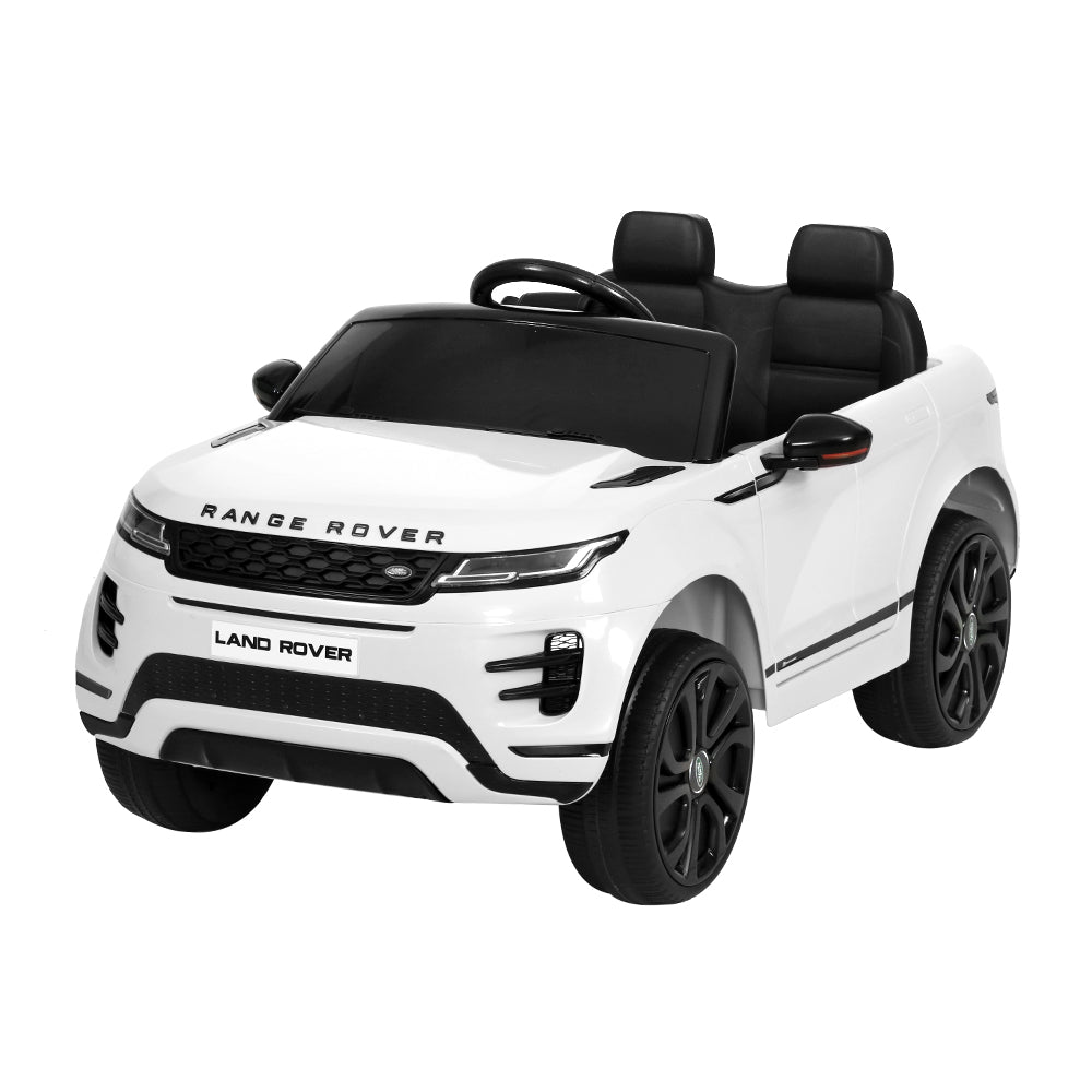 Kids Ride On Car Licensed Land Rover 12V Electric Car Toys Battery Remote White Homecoze