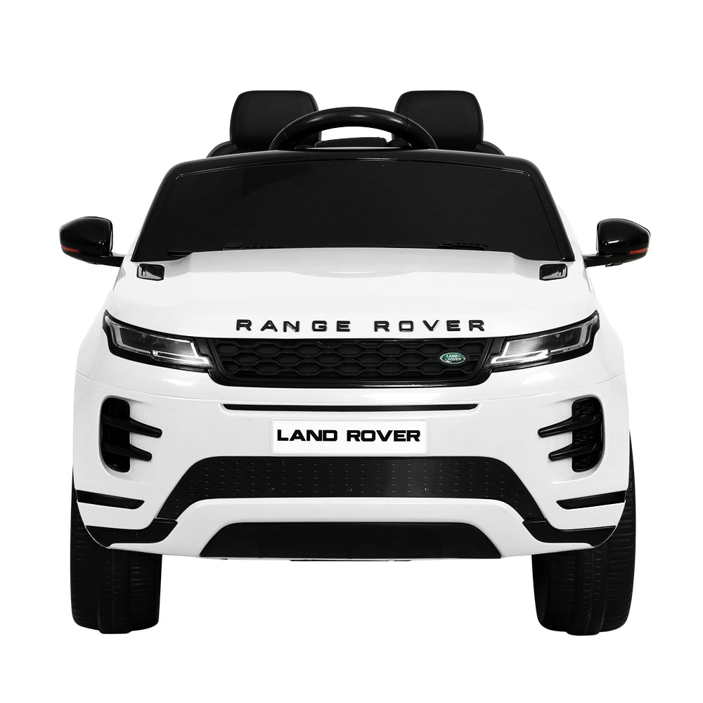 Kids Ride On Car Licensed Land Rover 12V Electric Car Toys Battery Remote White Homecoze