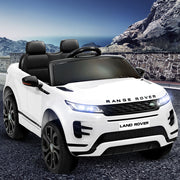 Kids Ride On Car Licensed Land Rover 12V Electric Car Toys Battery Remote White Homecoze