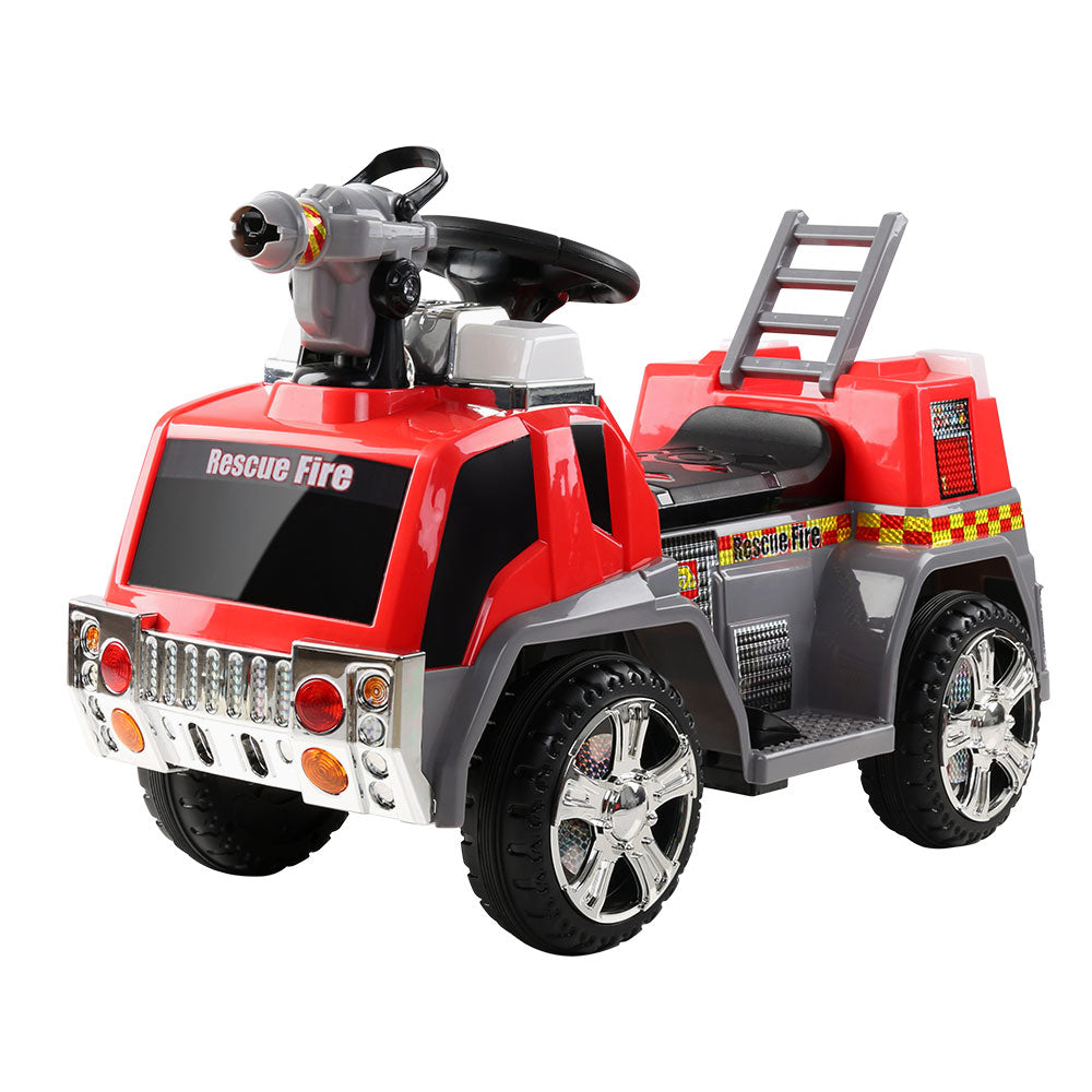 Kids Ride On Fire Truck Motorbike Motorcycle Car Red Grey Homecoze