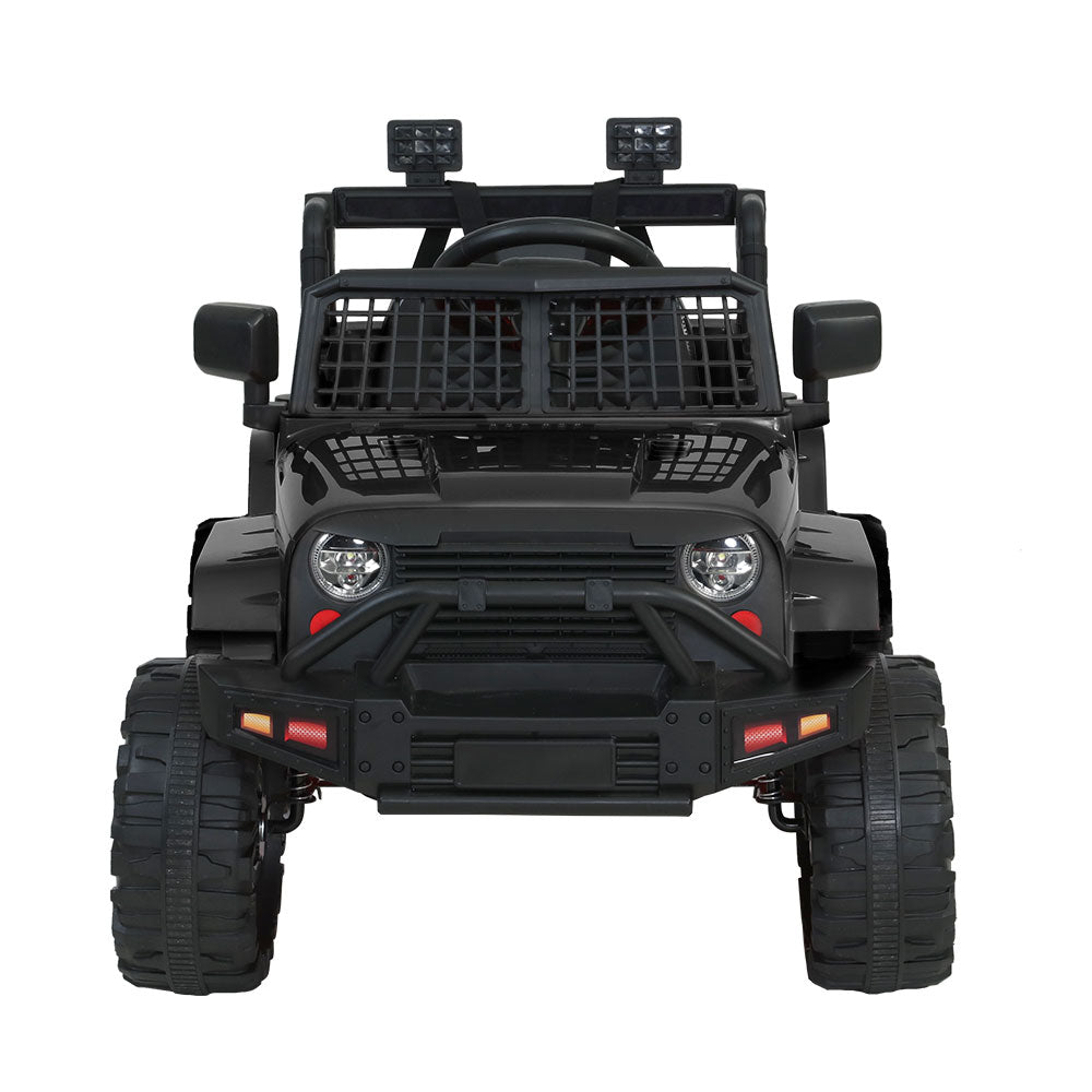 Kids Ride On Car Electric 12V Car Toys Jeep Battery Remote Control Black Homecoze