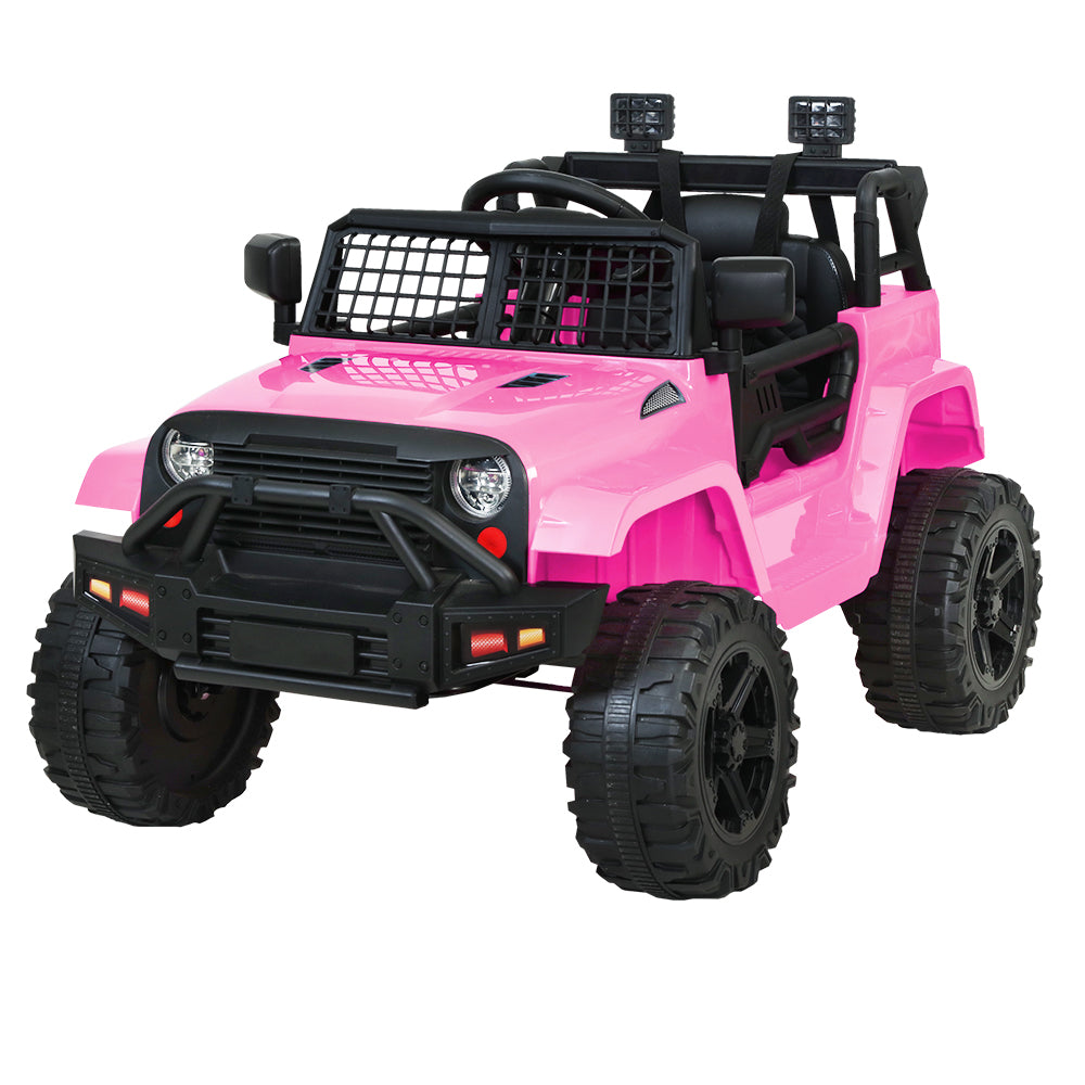Kids Ride On Car Electric 12V Car Toys Jeep Battery Remote Control Pink Homecoze