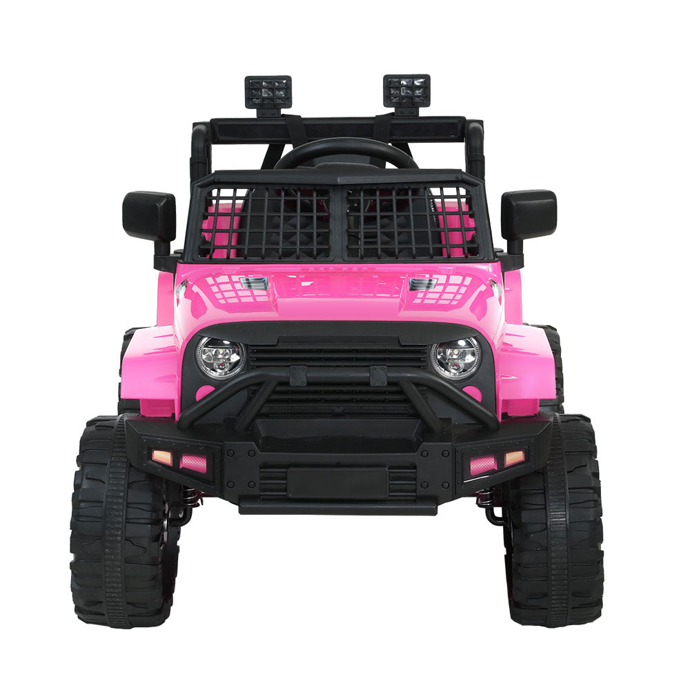 Kids Ride On Car Electric 12V Car Toys Jeep Battery Remote Control Pink Homecoze