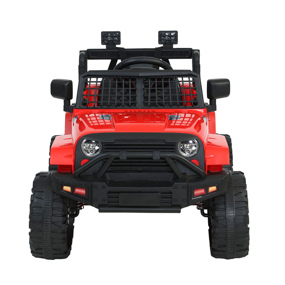 Kids Ride On Car Electric 12V Car Toys Jeep Battery Remote Control Red Homecoze