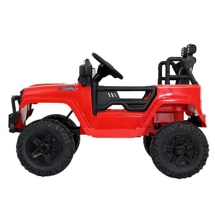 Kids Ride On Car Electric 12V Car Toys Jeep Battery Remote Control Red Homecoze