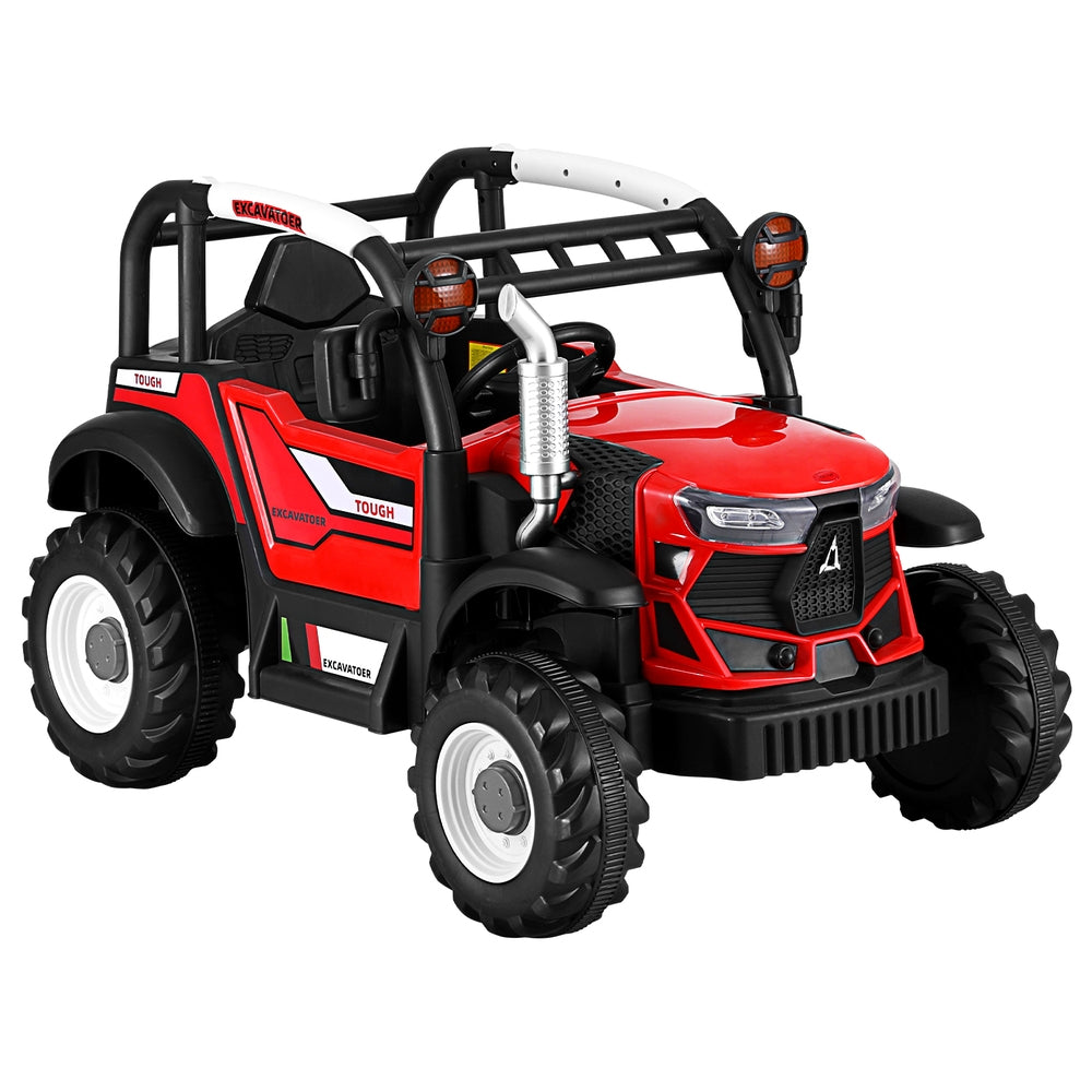 Kids Electric Ride On Jeep Off Road Car with Remote 12V - Red - Homecoze