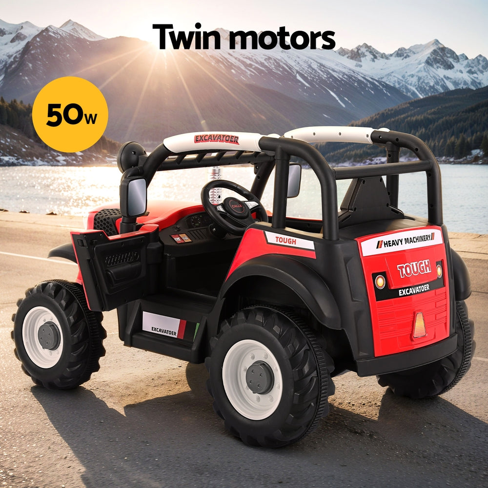 Kids Electric Ride On Jeep Off Road Car with Remote 12V - Red - Homecoze