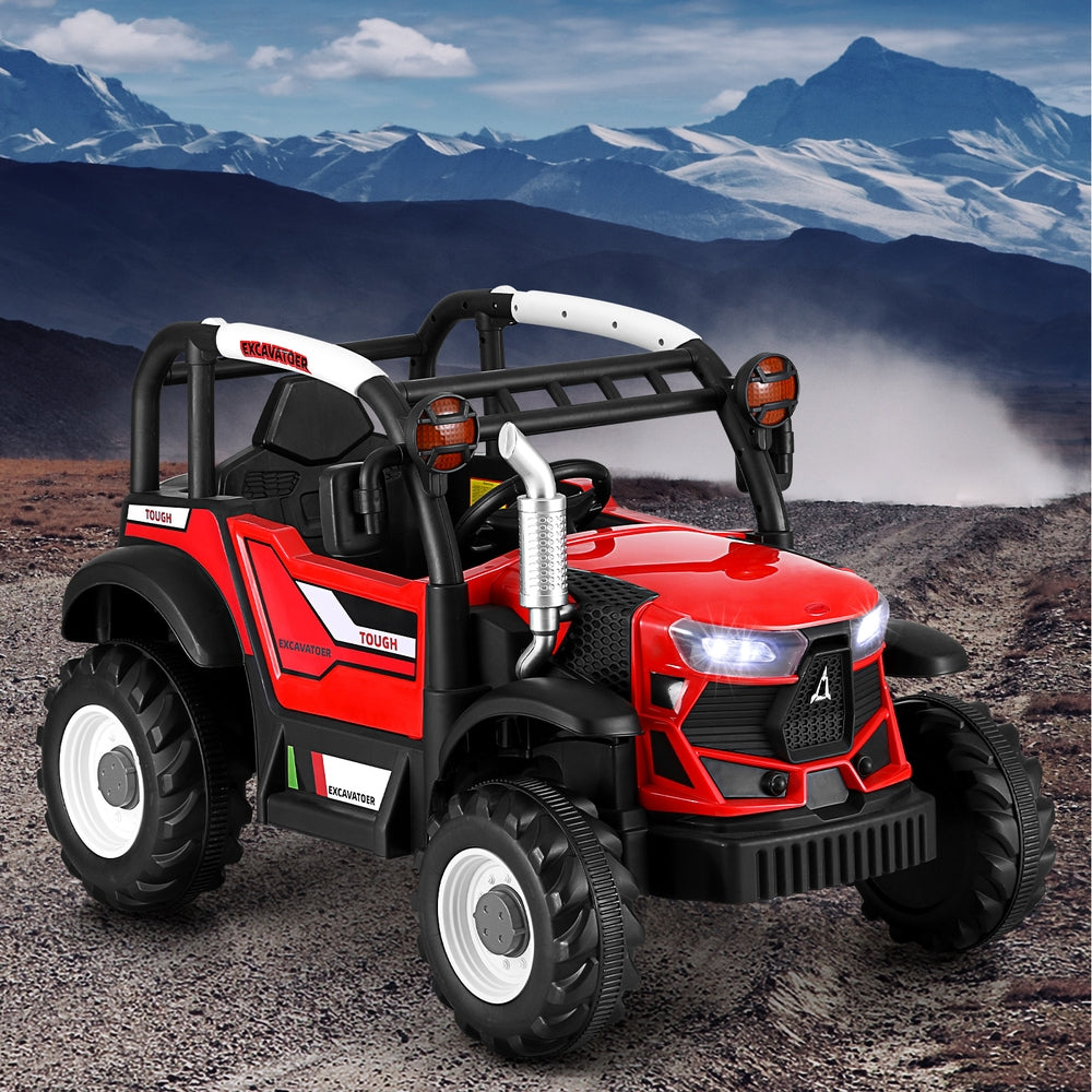 Kids Electric Ride On Jeep Off Road Car with Remote 12V - Red - Homecoze