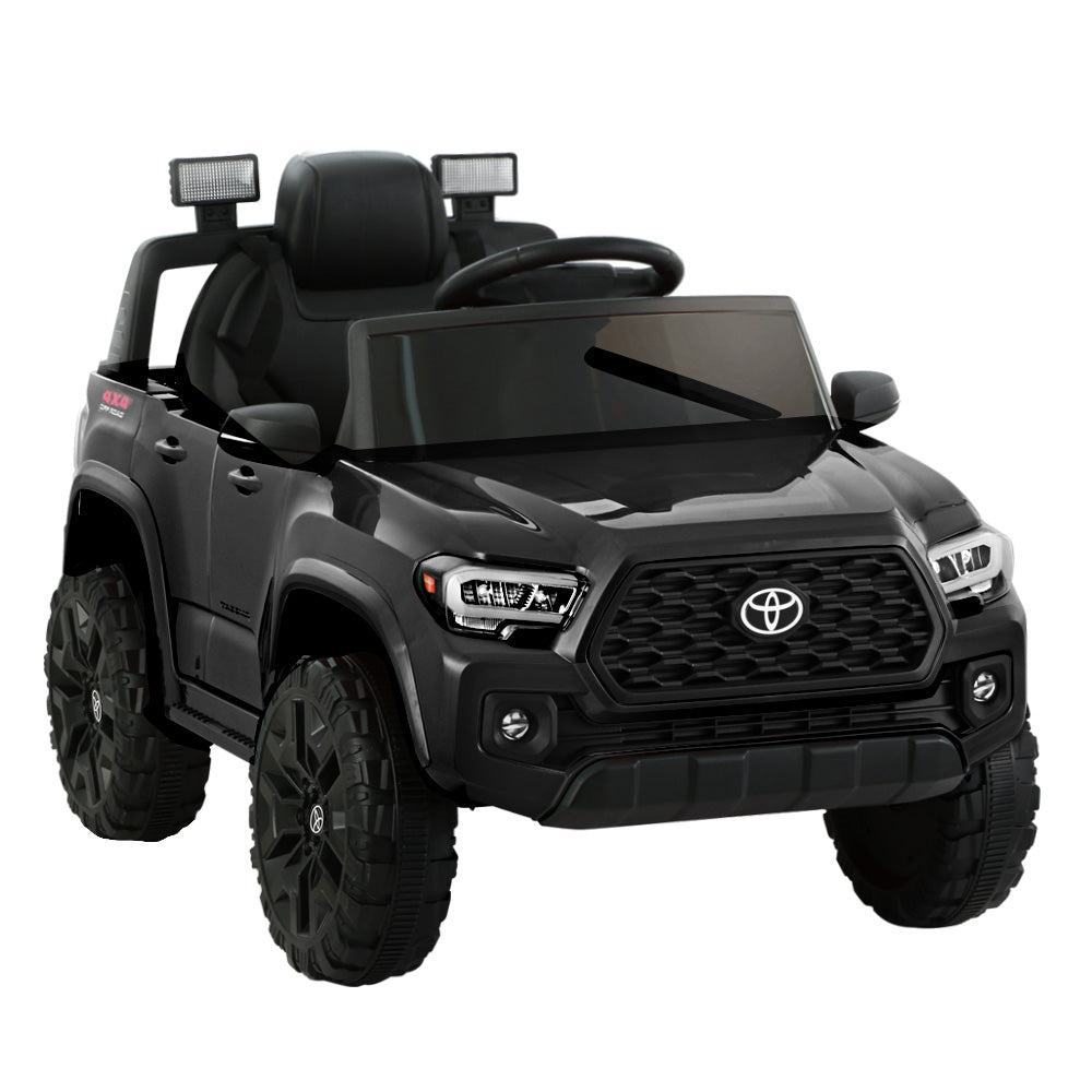 Toyota Ride On Car Kids Electric Tacoma Off Road Jeep 12V Battery Black Homecoze