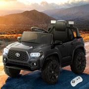 Toyota Ride On Car Kids Electric Tacoma Off Road Jeep 12V Battery Black Homecoze