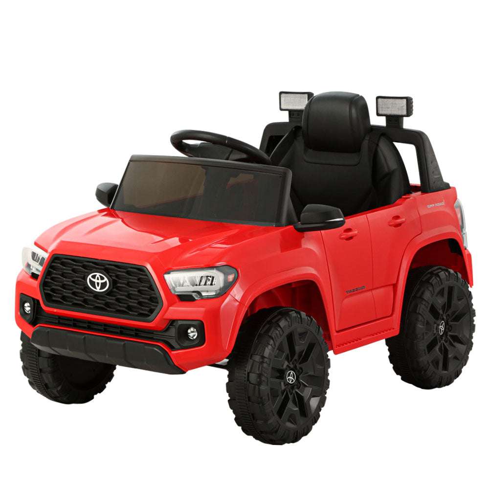 Toyota Ride On Car Kids Electric Tacoma Off Road Jeep 12V Battery Red Homecoze