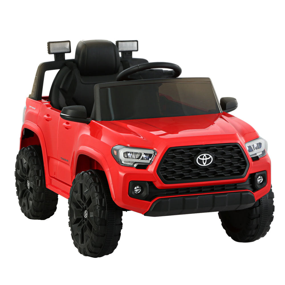 Toyota Ride On Car Kids Electric Tacoma Off Road Jeep 12V Battery Red Homecoze