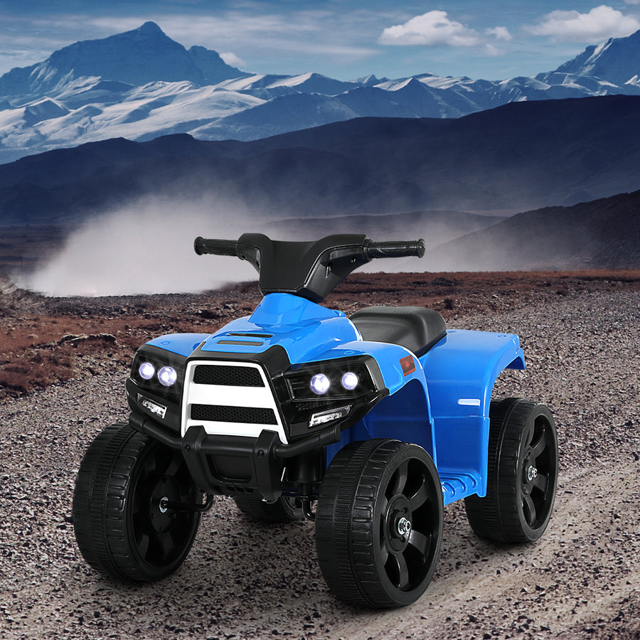 Kids Electric Ride On ATV Quad Battery 4 Wheeler Motorbike - Blue Homecoze