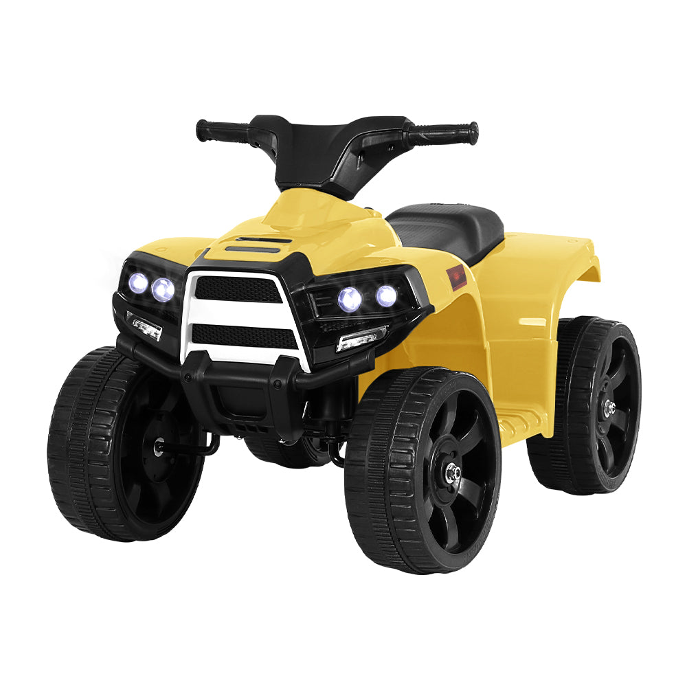 Kids Electric Ride On ATV Quad Battery 4 Wheeler Motorbike - Yellow Homecoze