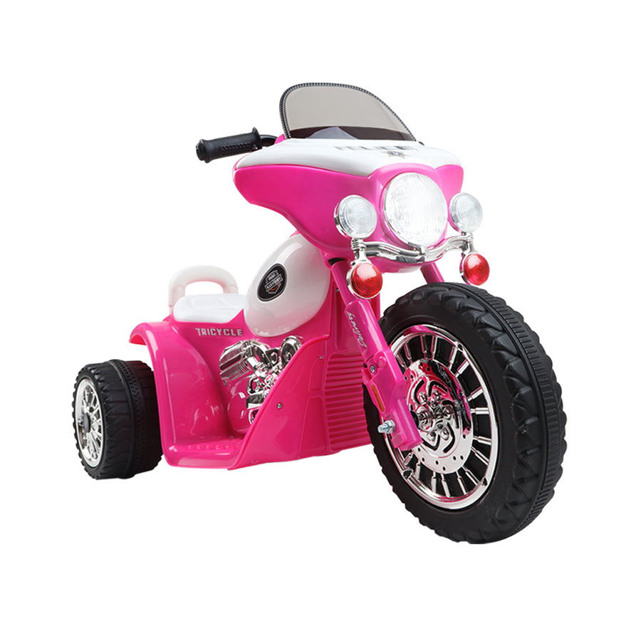 Kids Ride On Motorcycle Motorbike Car Harley Style Electric Toy Police Bike Homecoze