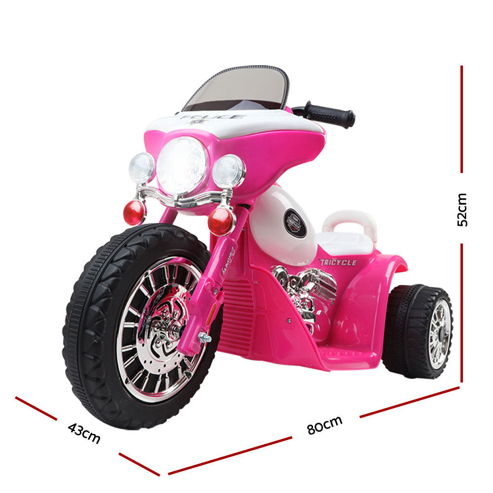 Kids Ride On Motorcycle Motorbike Car Harley Style Electric Toy Police Bike Homecoze