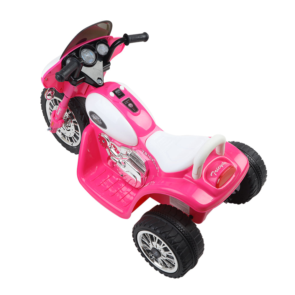 Kids Ride On Motorcycle Motorbike Car Harley Style Electric Toy Police Bike Homecoze