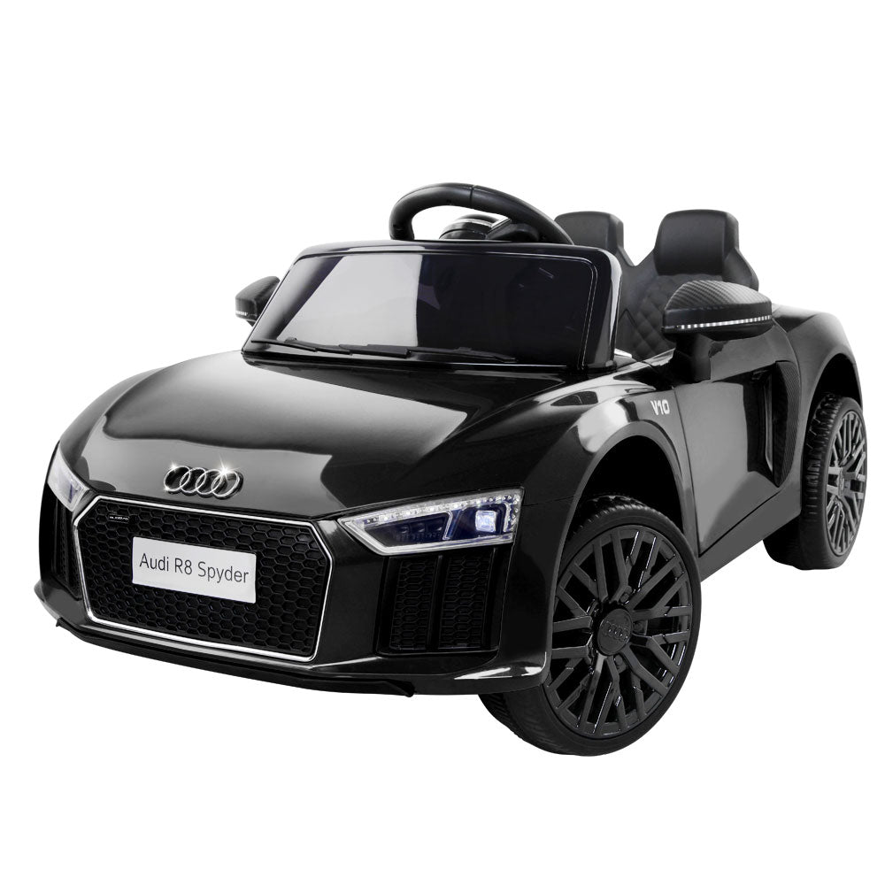 Kids Ride On Car Audi R8 Licensed Sports Electric Toy Cars Black Homecoze