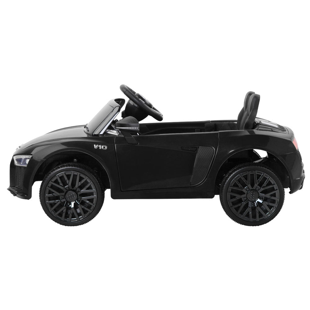 Kids Ride On Car Audi R8 Licensed Sports Electric Toy Cars Black Homecoze