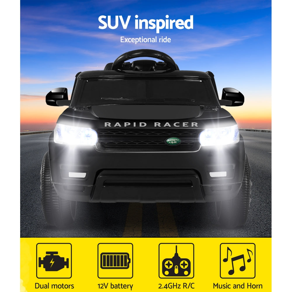 Kids Ride On Car Electric 12V Black Homecoze