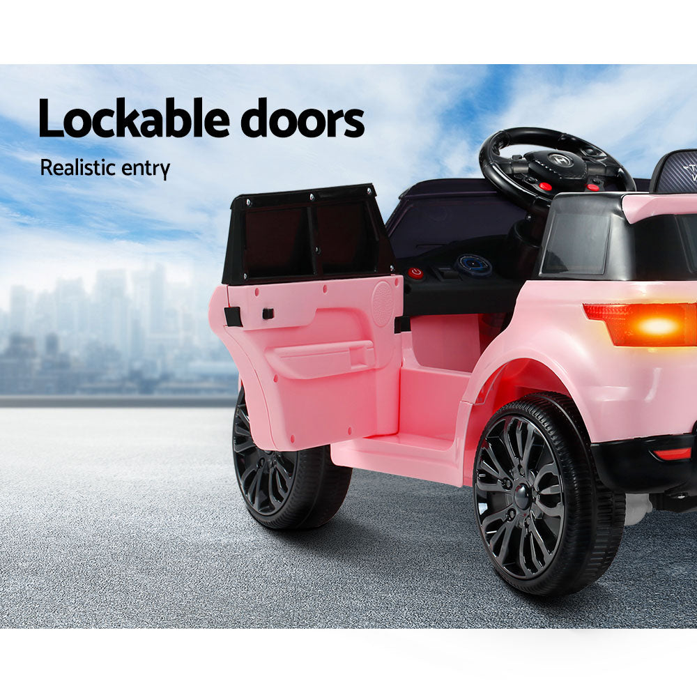Kids Ride On Car Battery SUV - Pink Homecoze