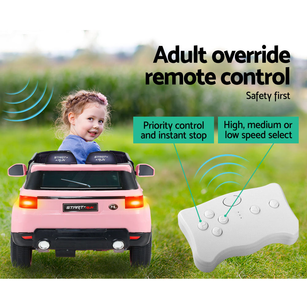 Kids Ride On Car Battery SUV - Pink Homecoze