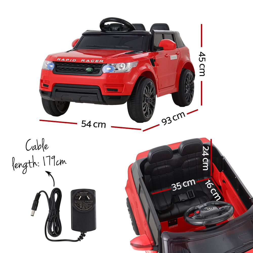 Kids Ride On Car 12V Electric Toys Cars Battery Remote Control Red Homecoze