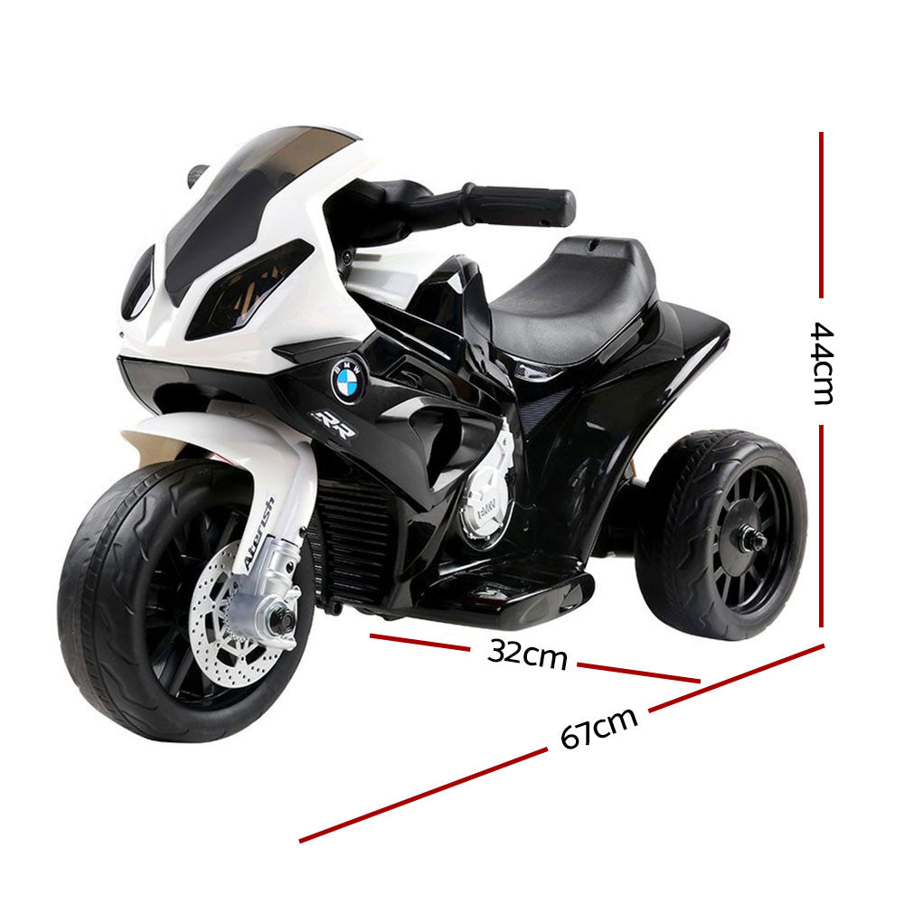 Kids Ride On Motorbike BMW Licensed S1000RR Motorcycle Car Black Homecoze