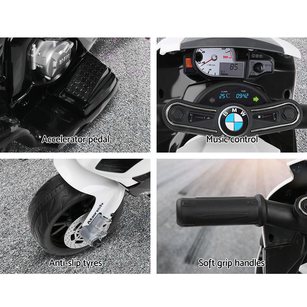 Kids Ride On Motorbike BMW Licensed S1000RR Motorcycle Car Black Homecoze