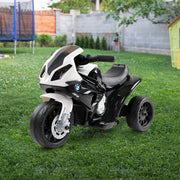 Kids Ride On Motorbike BMW Licensed S1000RR Motorcycle Car Black Homecoze