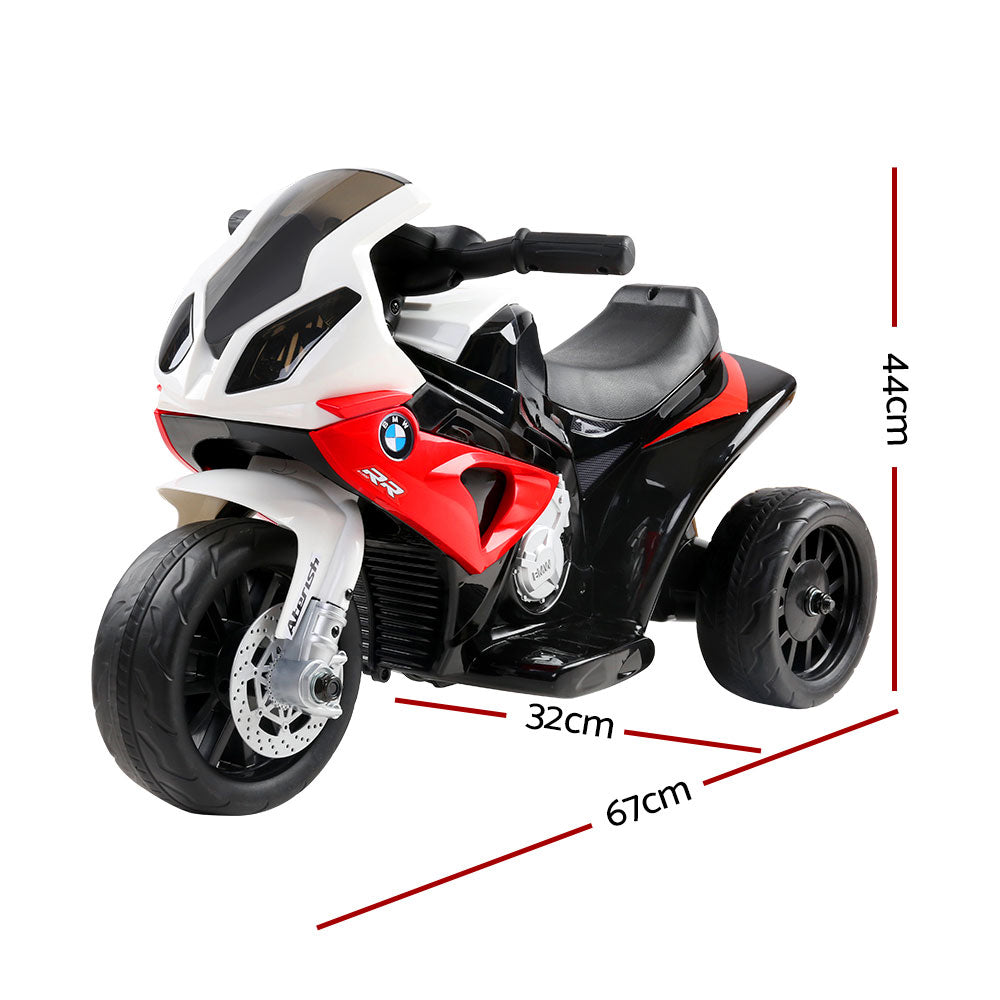 Kids Ride On Motorbike BMW Licensed S1000RR Motorcycle Car Red Homecoze