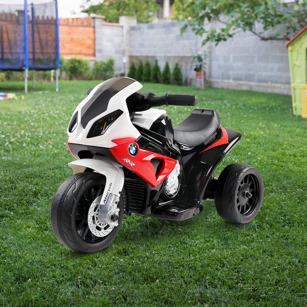Kids Ride On Motorbike BMW Licensed S1000RR Motorcycle Car Red Homecoze