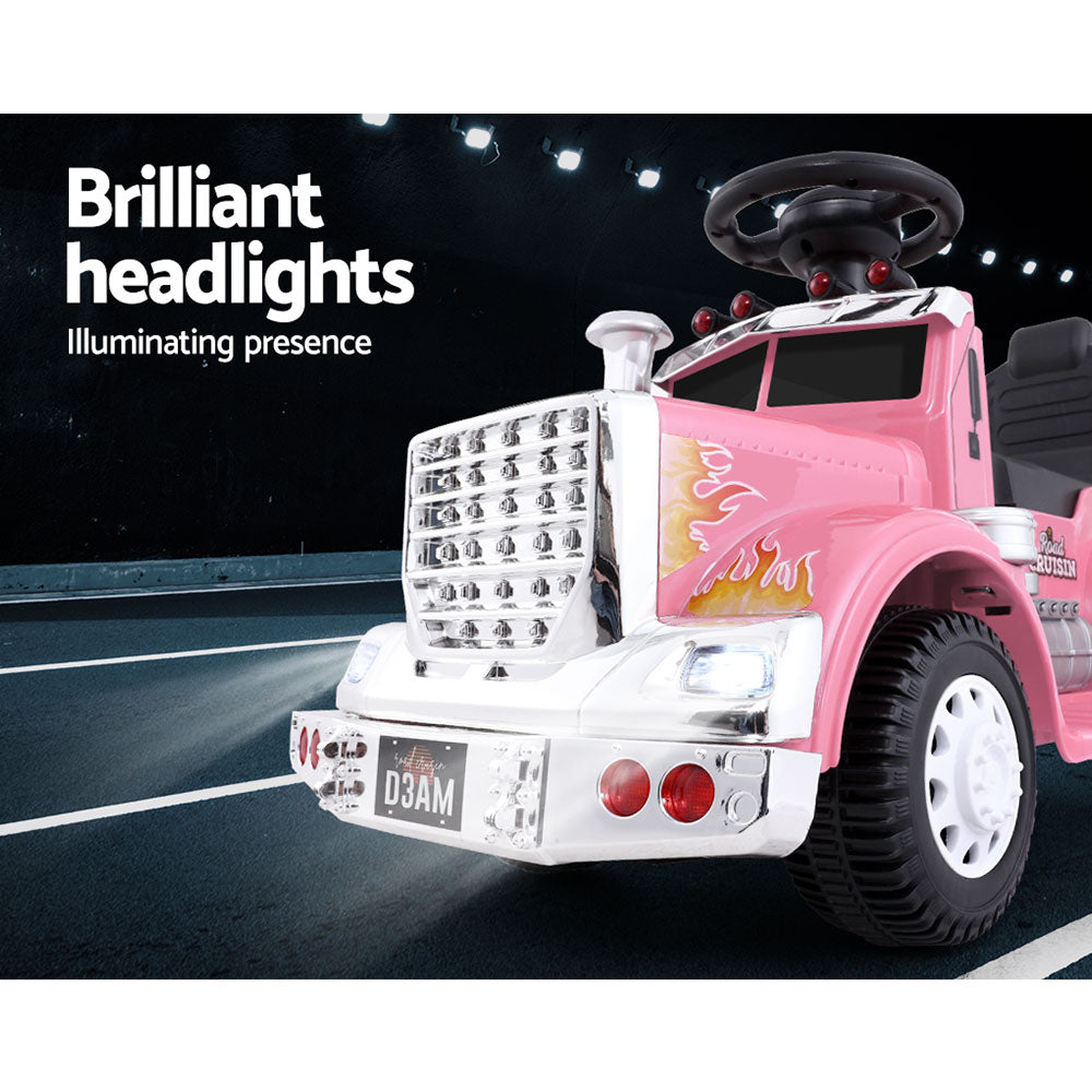 Ride On Cars Kids Electric Toys Car Battery Truck Childrens Motorbike Toy Pink Homecoze