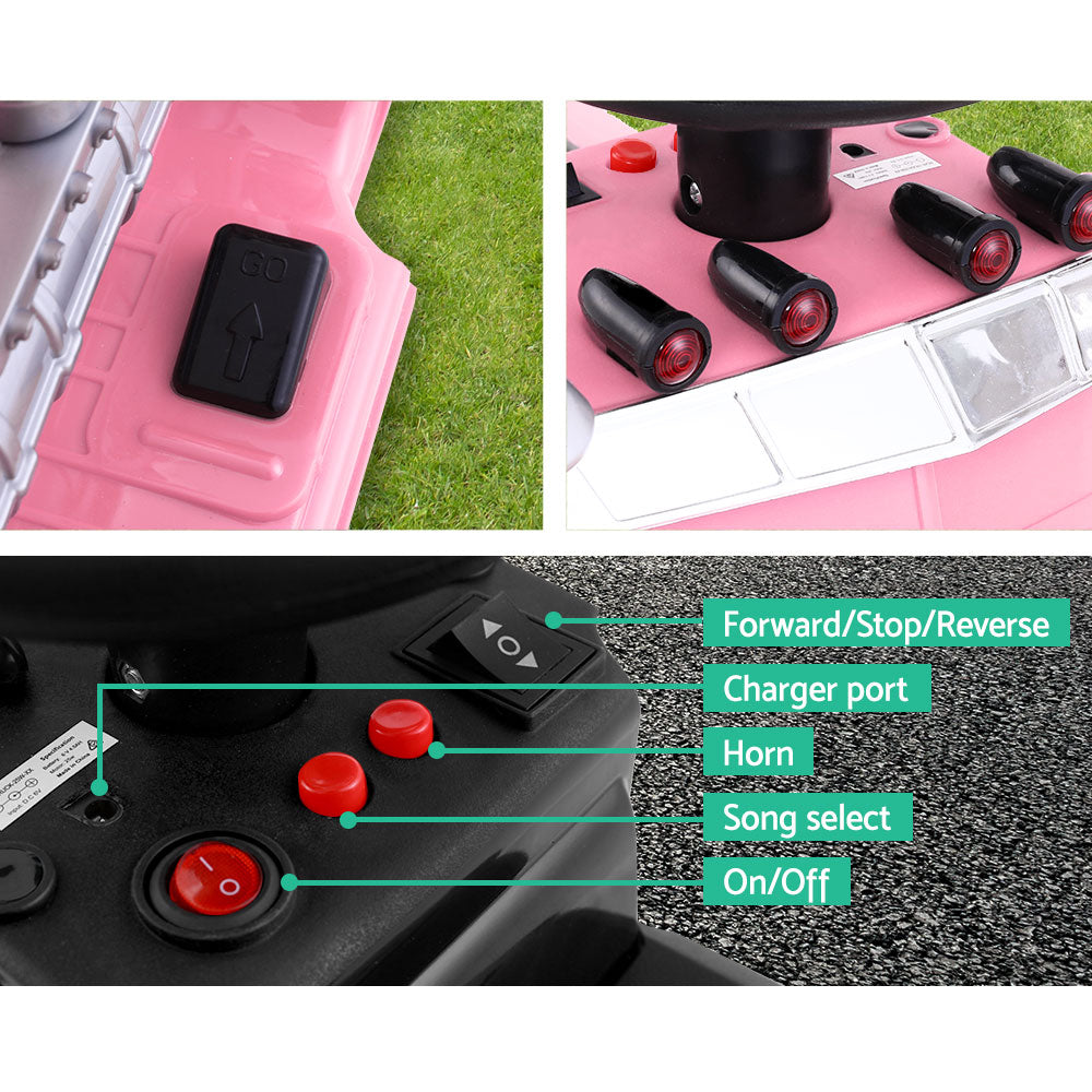 Ride On Cars Kids Electric Toys Car Battery Truck Childrens Motorbike Toy Pink Homecoze