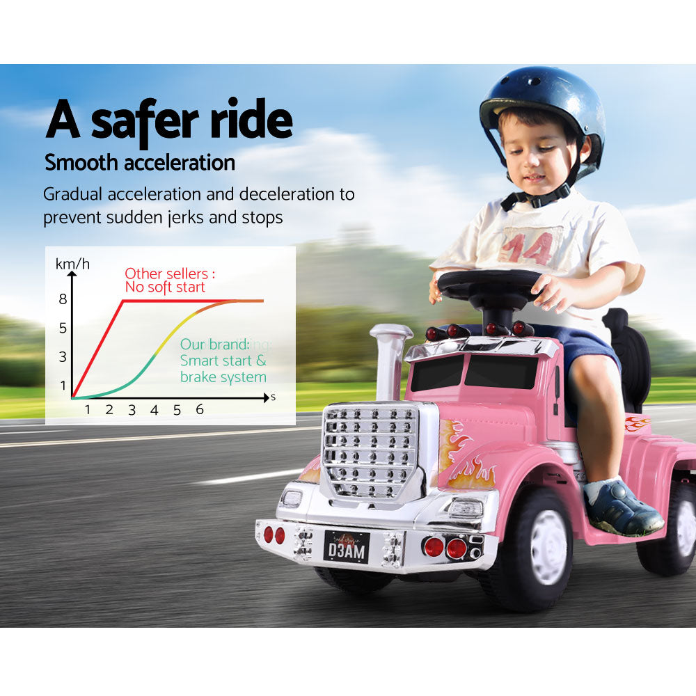 Ride On Cars Kids Electric Toys Car Battery Truck Childrens Motorbike Toy Pink Homecoze