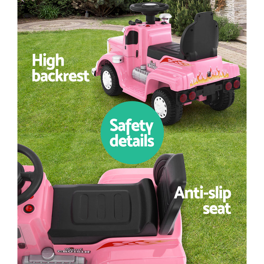 Ride On Cars Kids Electric Toys Car Battery Truck Childrens Motorbike Toy Pink Homecoze
