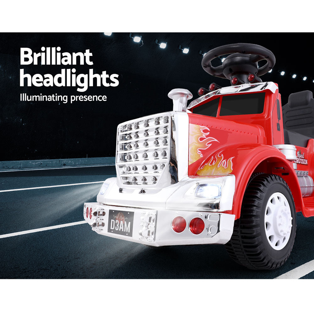 Ride On Cars Kids Electric Toys Car Battery Truck Childrens Motorbike Toy Red Homecoze